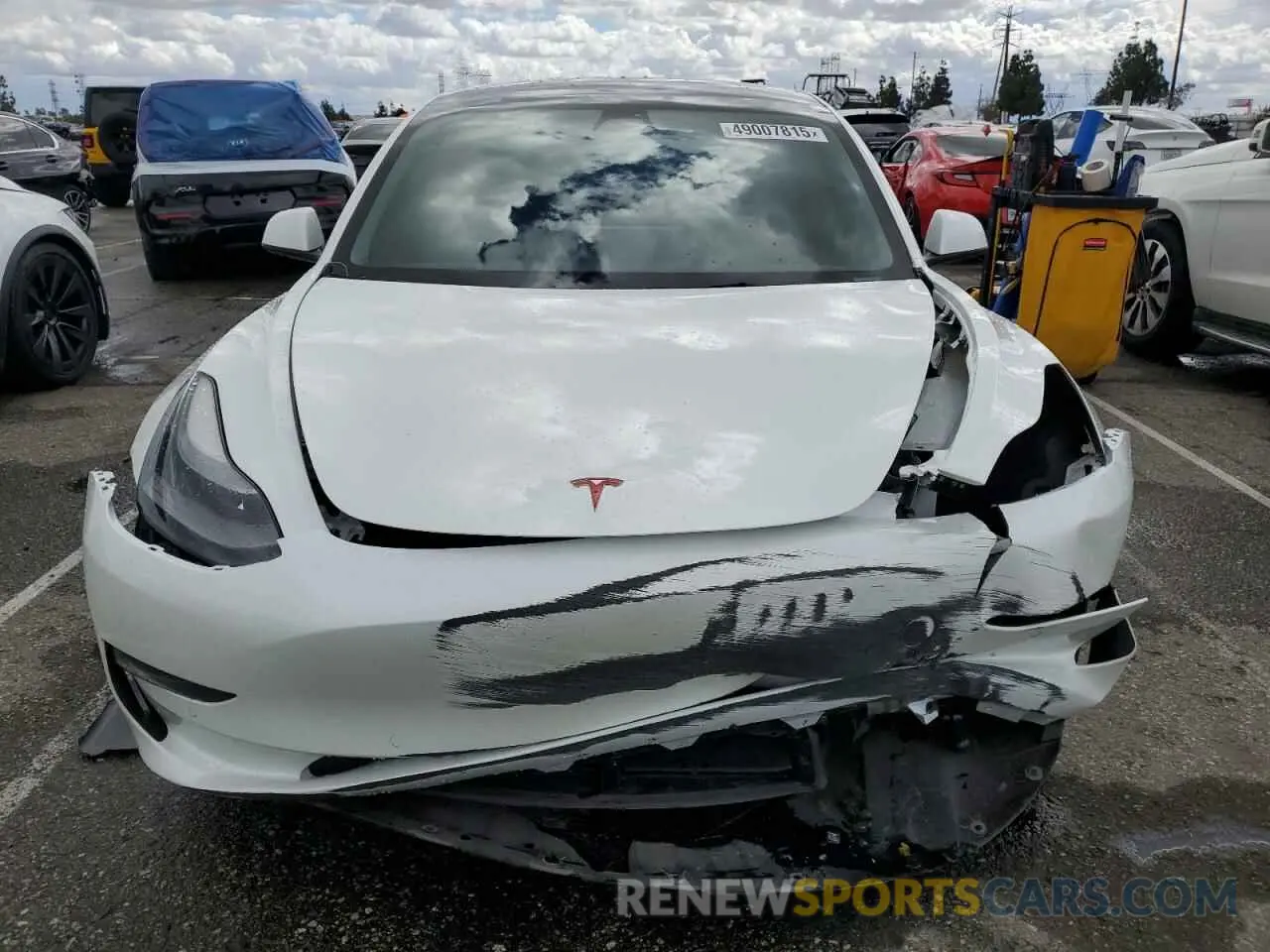 5 Photograph of a damaged car 5YJ3E1EB4NF129995 TESLA MODEL 3 2022