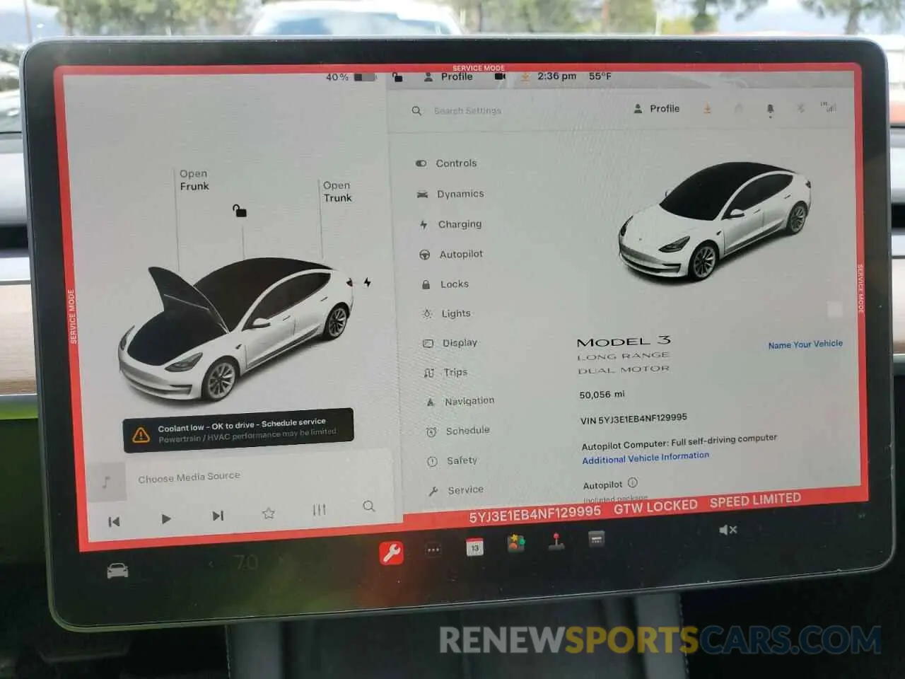 9 Photograph of a damaged car 5YJ3E1EB4NF129995 TESLA MODEL 3 2022