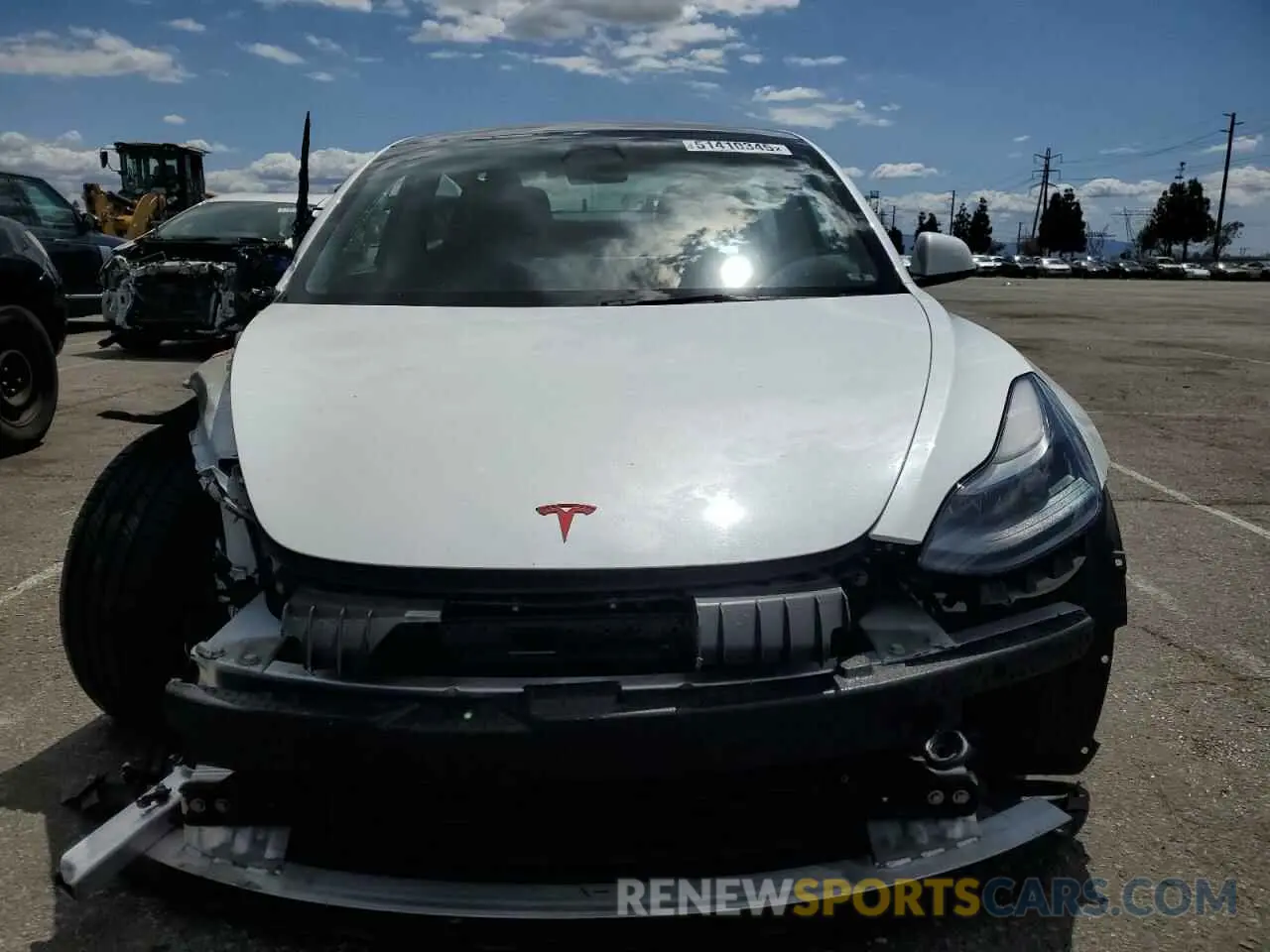 5 Photograph of a damaged car 5YJ3E1EB4NF139023 TESLA MODEL 3 2022