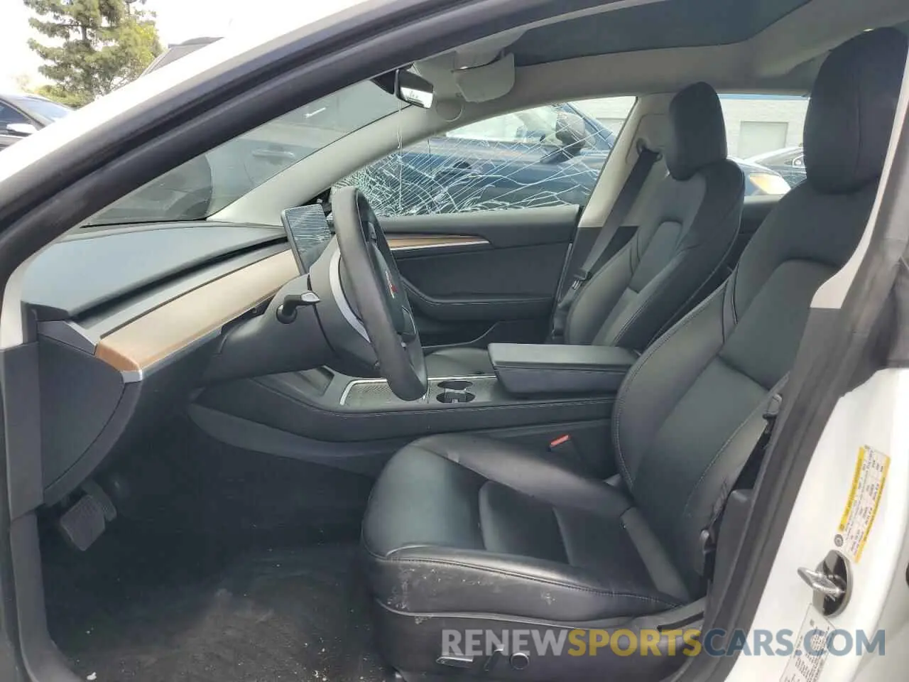 7 Photograph of a damaged car 5YJ3E1EB4NF139023 TESLA MODEL 3 2022