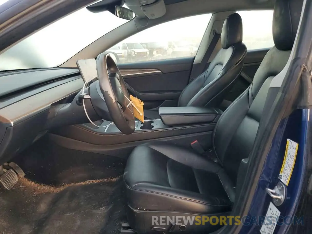 7 Photograph of a damaged car 5YJ3E1EB4NF143606 TESLA MODEL 3 2022