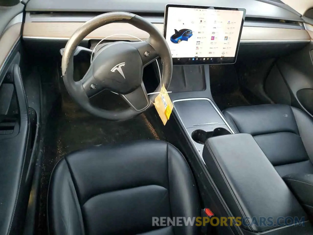 8 Photograph of a damaged car 5YJ3E1EB4NF143606 TESLA MODEL 3 2022