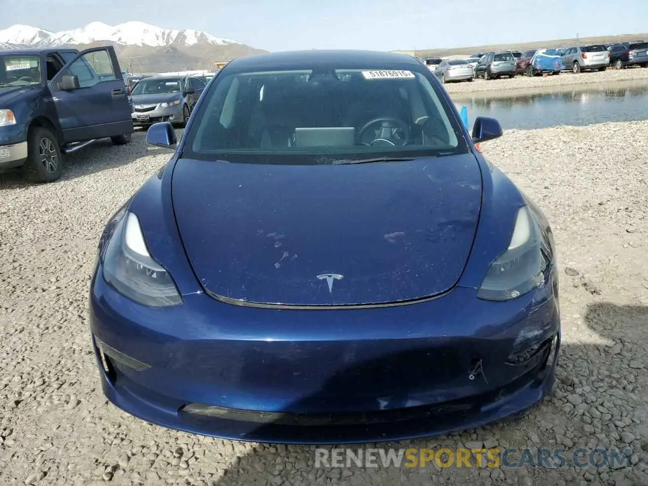 5 Photograph of a damaged car 5YJ3E1EB4NF143959 TESLA MODEL 3 2022