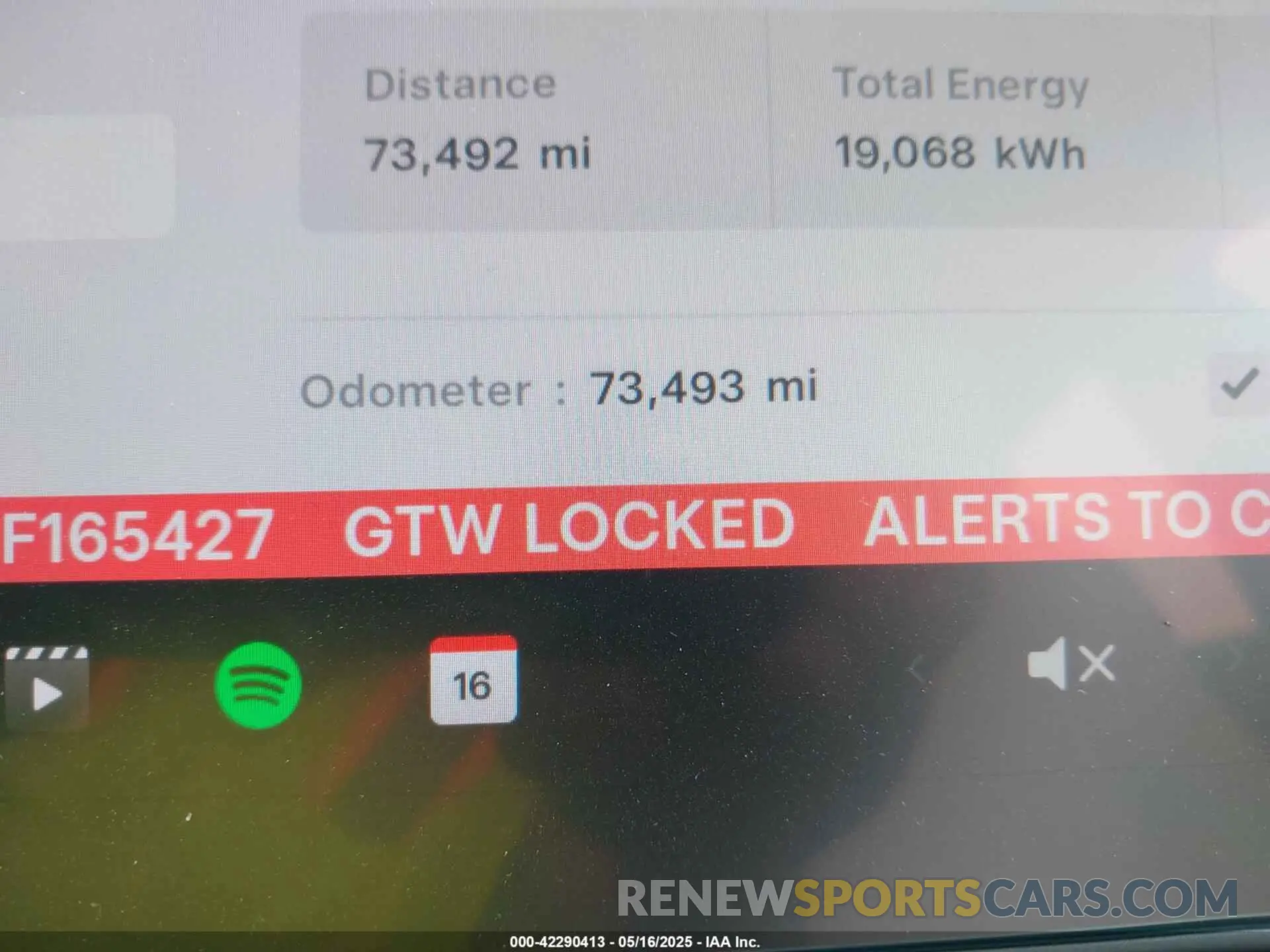 16 Photograph of a damaged car 5YJ3E1EB4NF165427 TESLA MODEL 3 2022