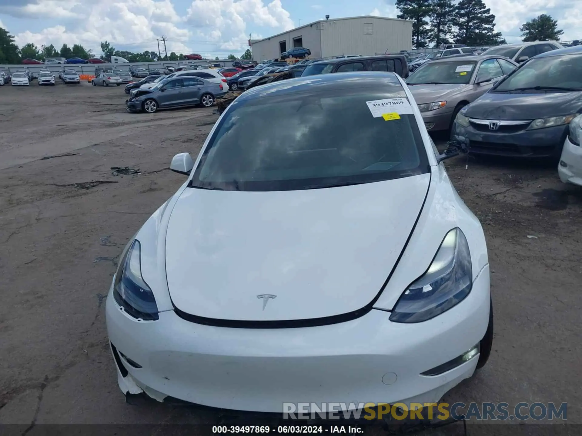 12 Photograph of a damaged car 5YJ3E1EB4NF169445 TESLA MODEL 3 2022