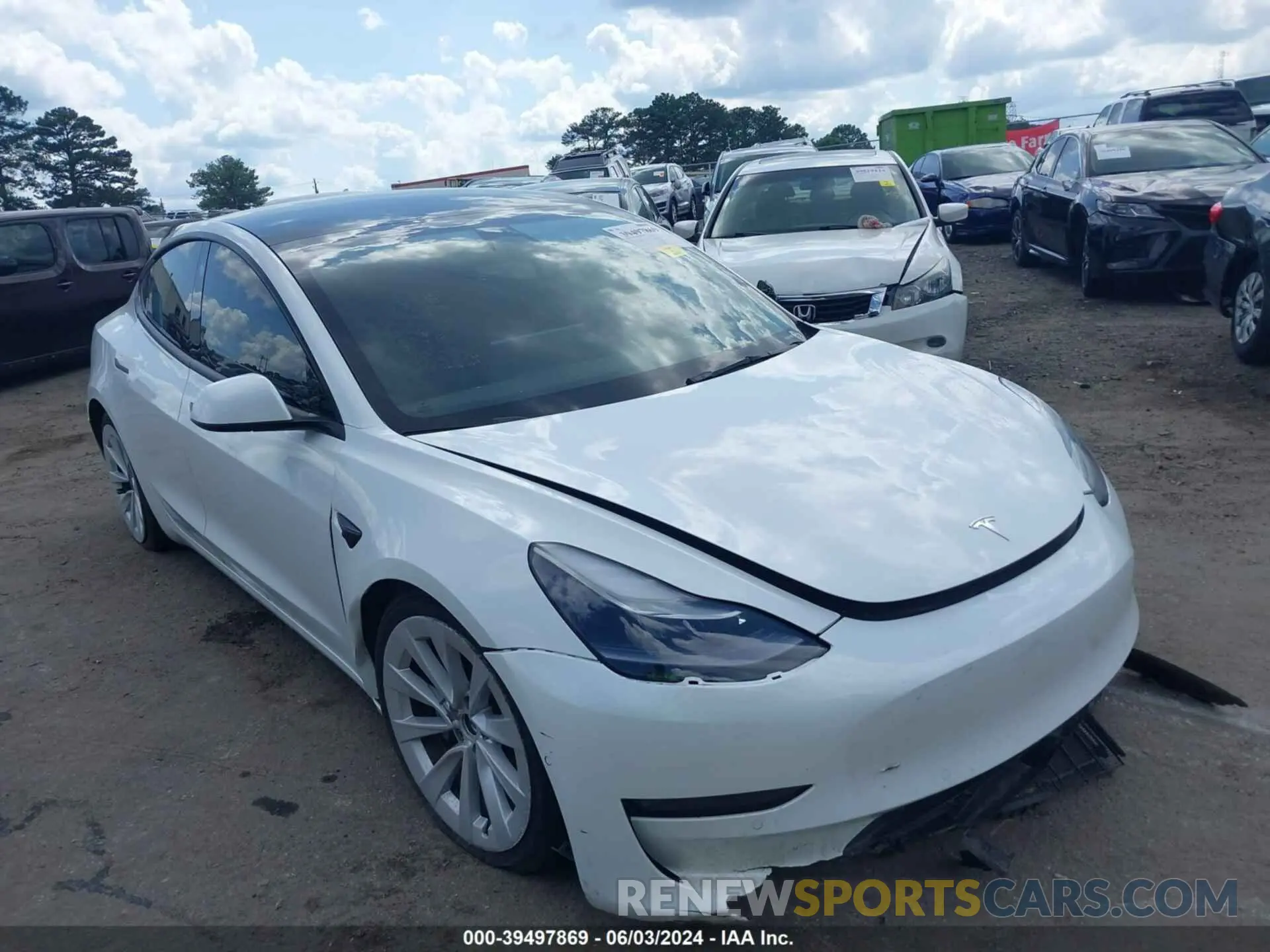 19 Photograph of a damaged car 5YJ3E1EB4NF169445 TESLA MODEL 3 2022