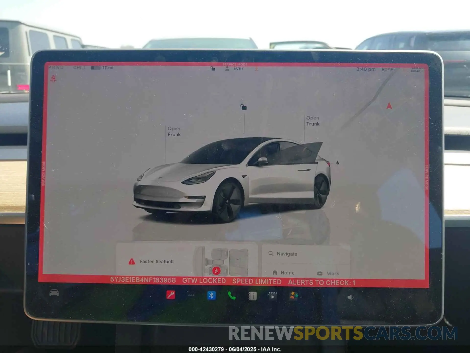 18 Photograph of a damaged car 5YJ3E1EB4NF183958 TESLA MODEL 3 2022