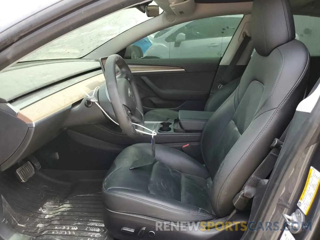 7 Photograph of a damaged car 5YJ3E1EB4NF184589 TESLA MODEL 3 2022