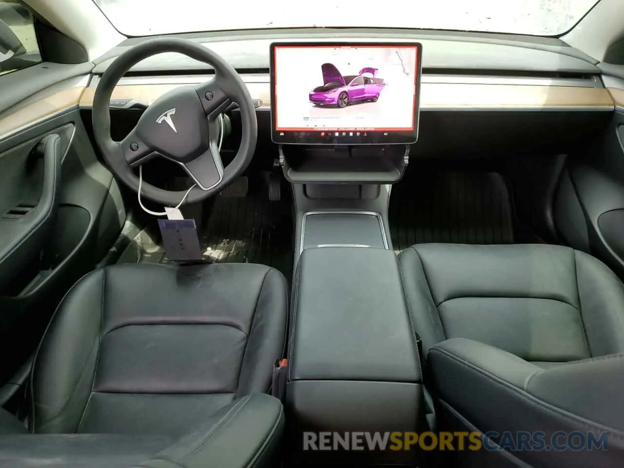 8 Photograph of a damaged car 5YJ3E1EB4NF184589 TESLA MODEL 3 2022