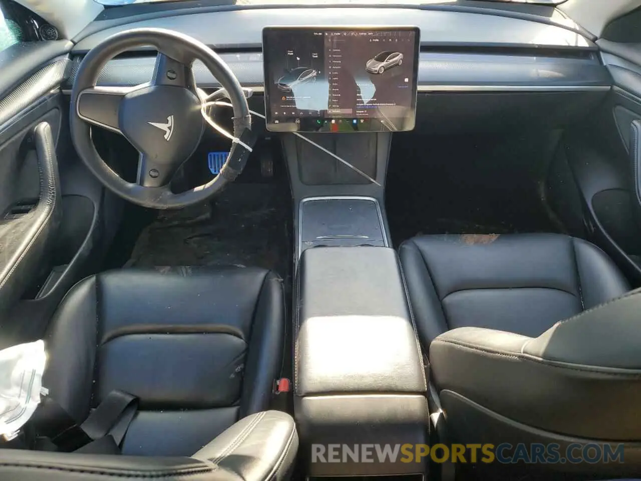8 Photograph of a damaged car 5YJ3E1EB4NF185130 TESLA MODEL 3 2022
