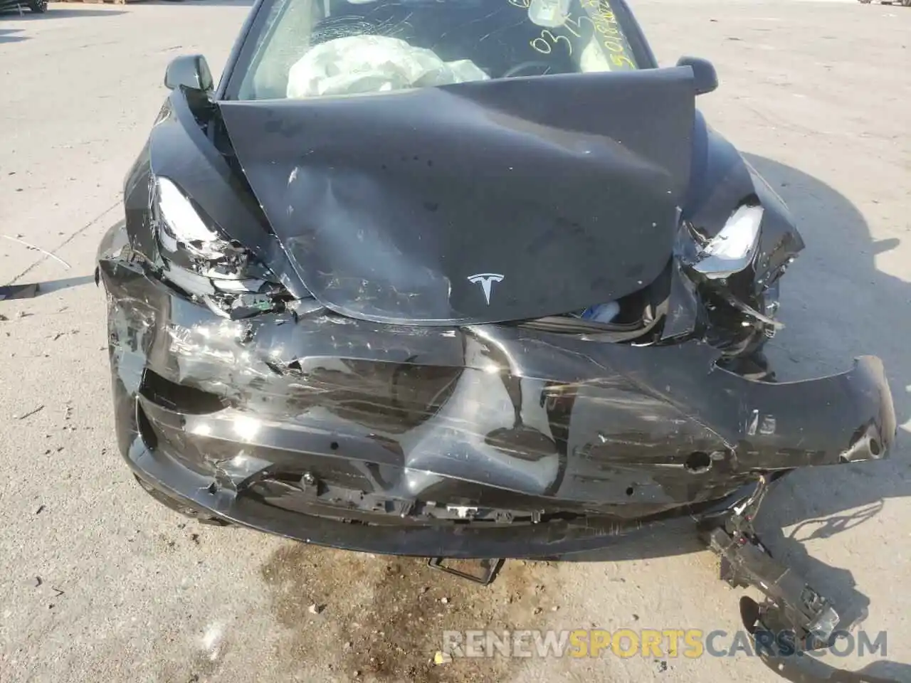 7 Photograph of a damaged car 5YJ3E1EB4NF190375 TESLA MODEL 3 2022