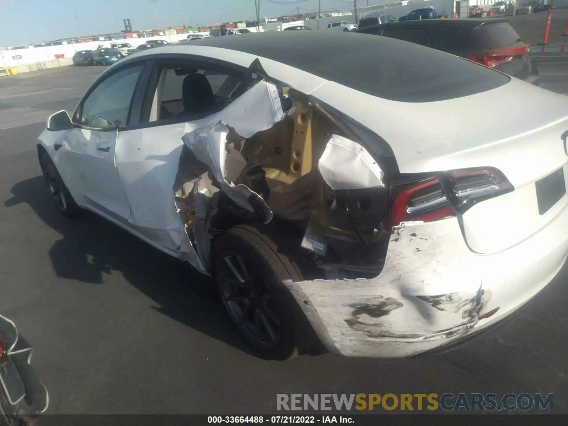 6 Photograph of a damaged car 5YJ3E1EB4NF196516 TESLA MODEL 3 2022