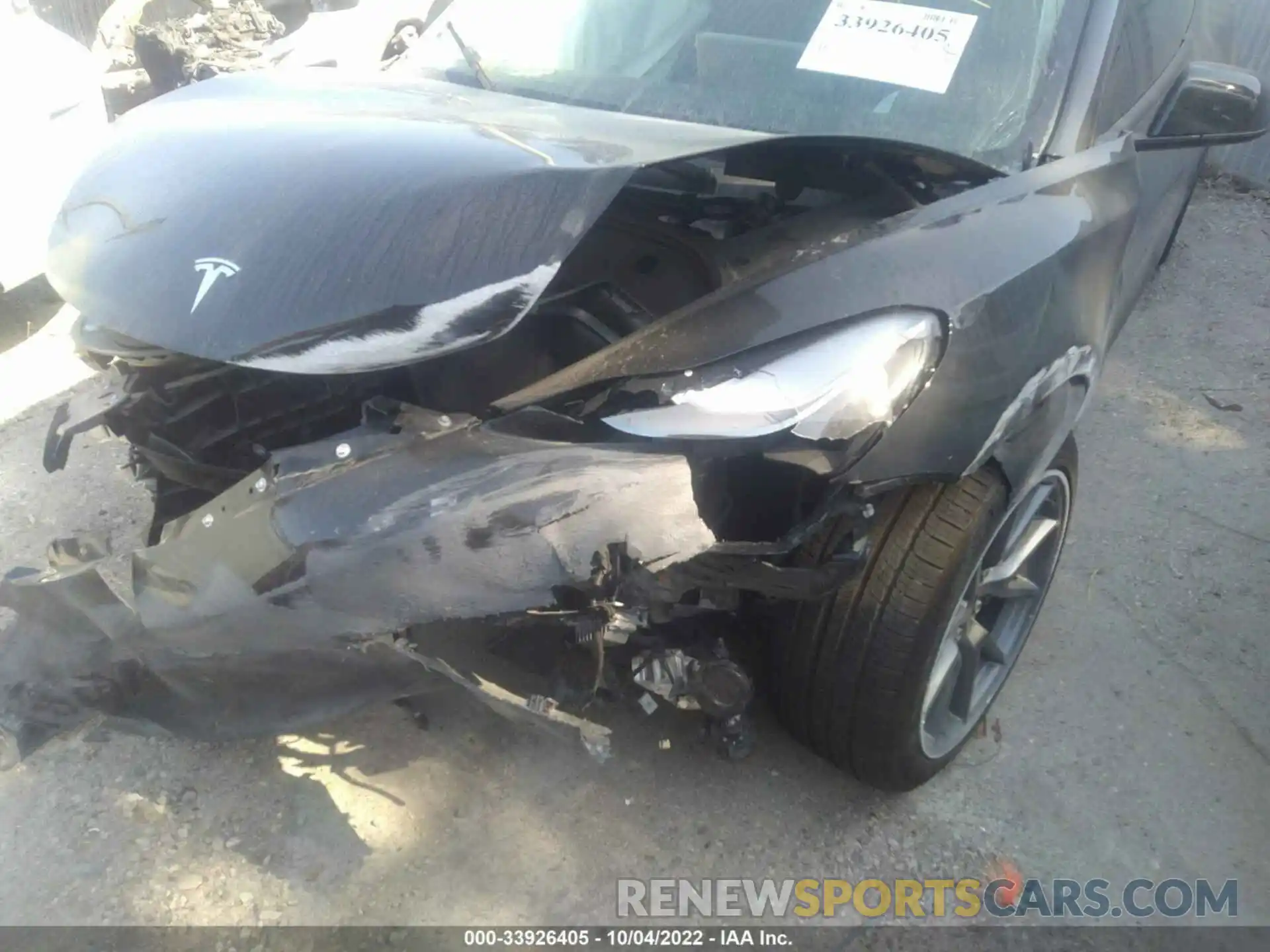 6 Photograph of a damaged car 5YJ3E1EB4NF212214 TESLA MODEL 3 2022