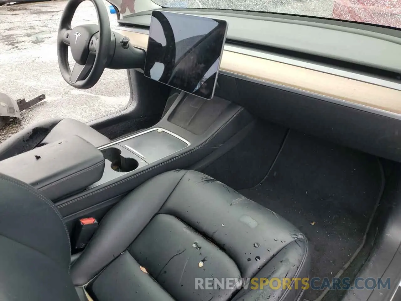 8 Photograph of a damaged car 5YJ3E1EB4NF212763 TESLA MODEL 3 2022