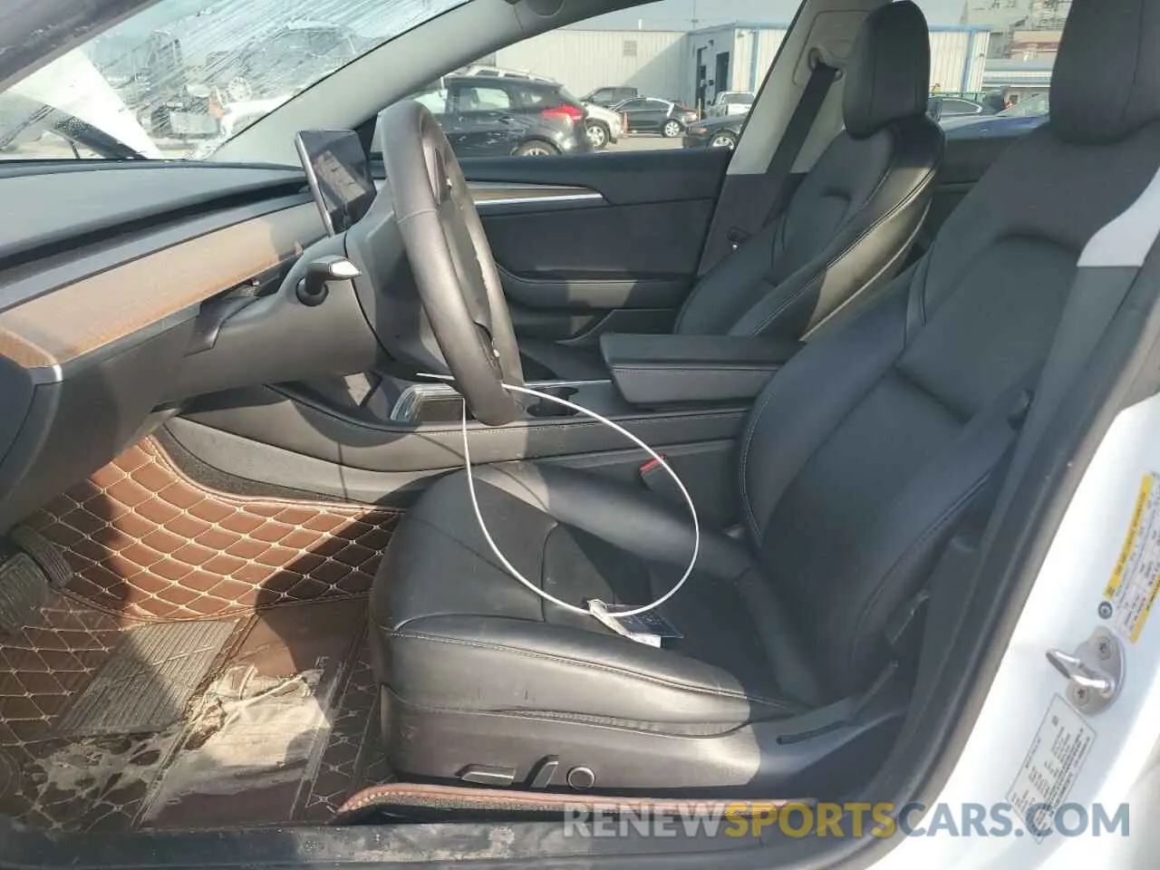 7 Photograph of a damaged car 5YJ3E1EB4NF238716 TESLA MODEL 3 2022