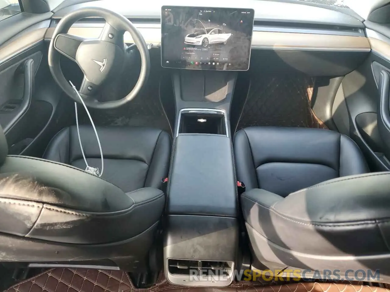 8 Photograph of a damaged car 5YJ3E1EB4NF238716 TESLA MODEL 3 2022