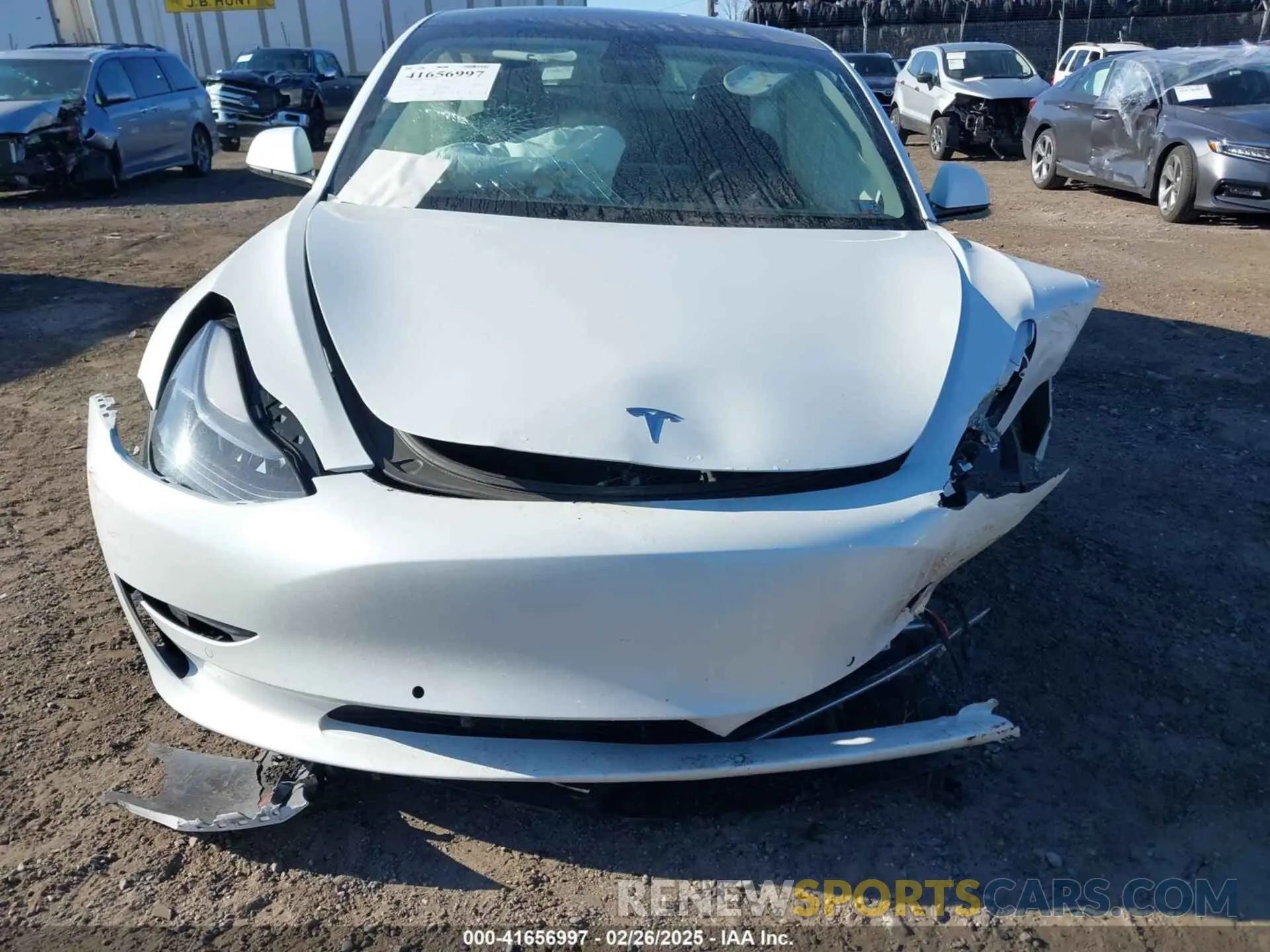 12 Photograph of a damaged car 5YJ3E1EB4NF250056 TESLA MODEL 3 2022