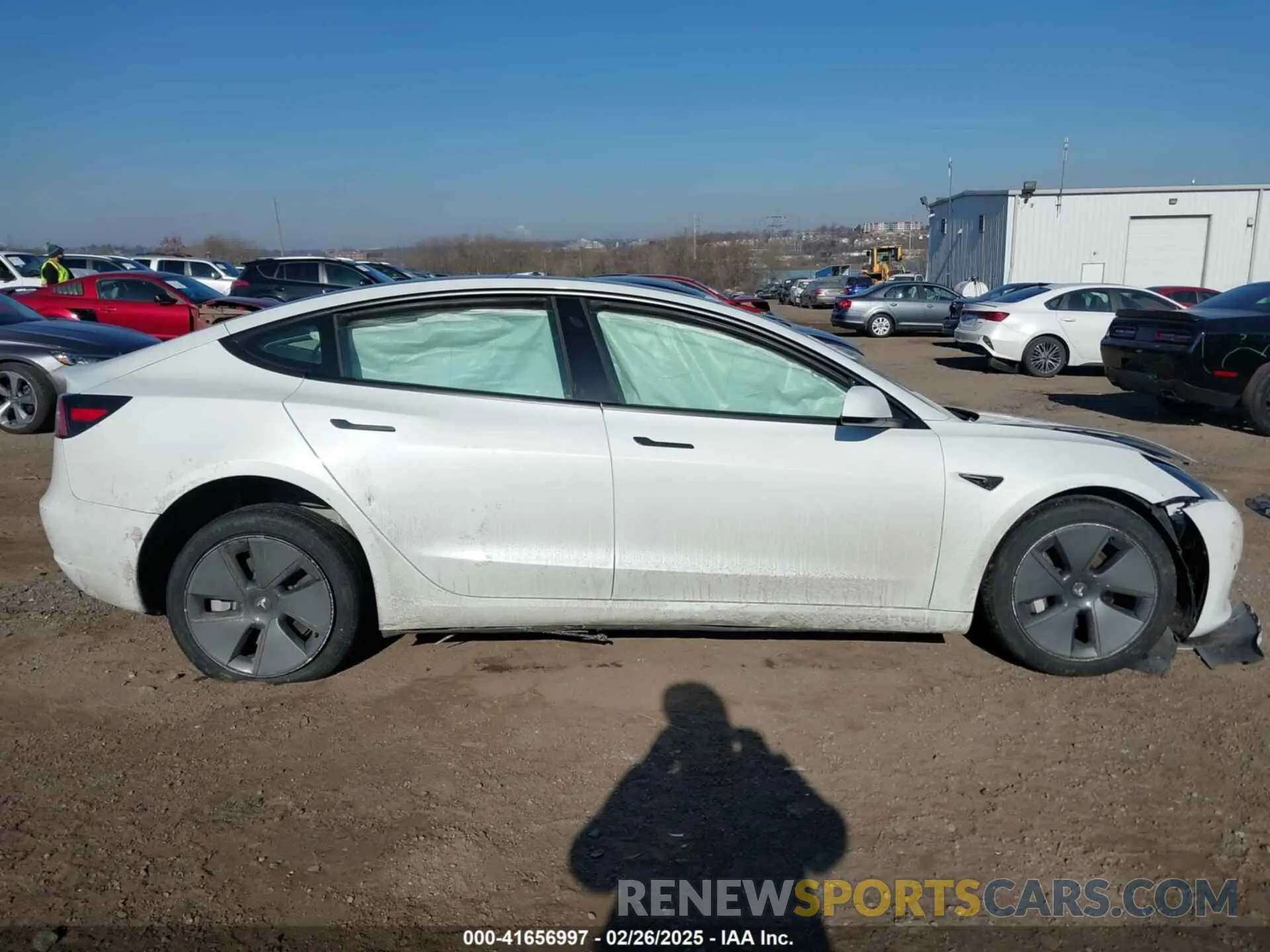 13 Photograph of a damaged car 5YJ3E1EB4NF250056 TESLA MODEL 3 2022