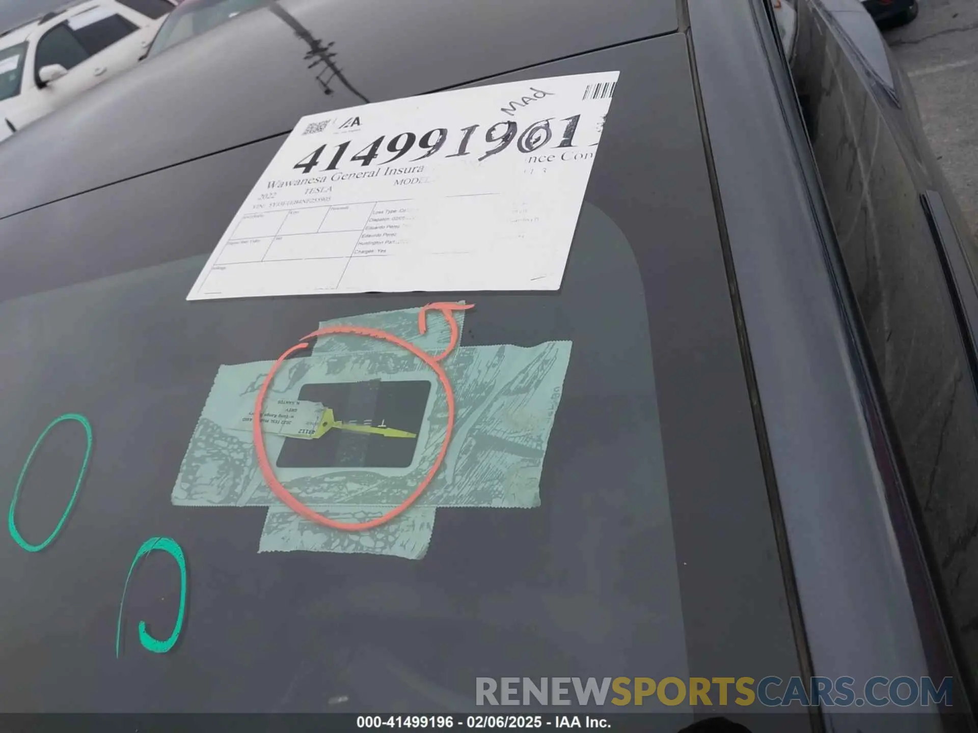11 Photograph of a damaged car 5YJ3E1EB4NF255905 TESLA MODEL 3 2022