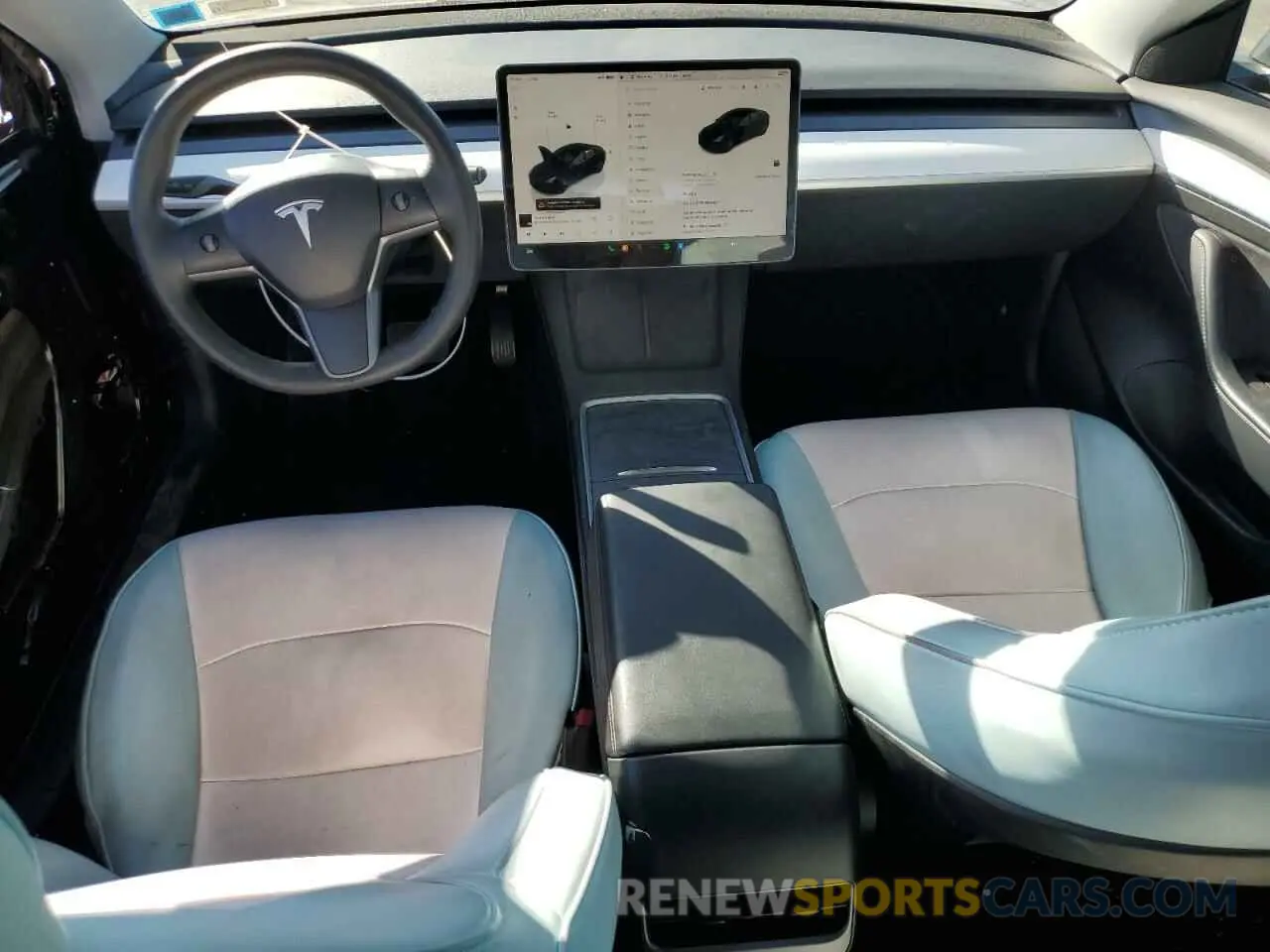 8 Photograph of a damaged car 5YJ3E1EB4NF269271 TESLA MODEL 3 2022