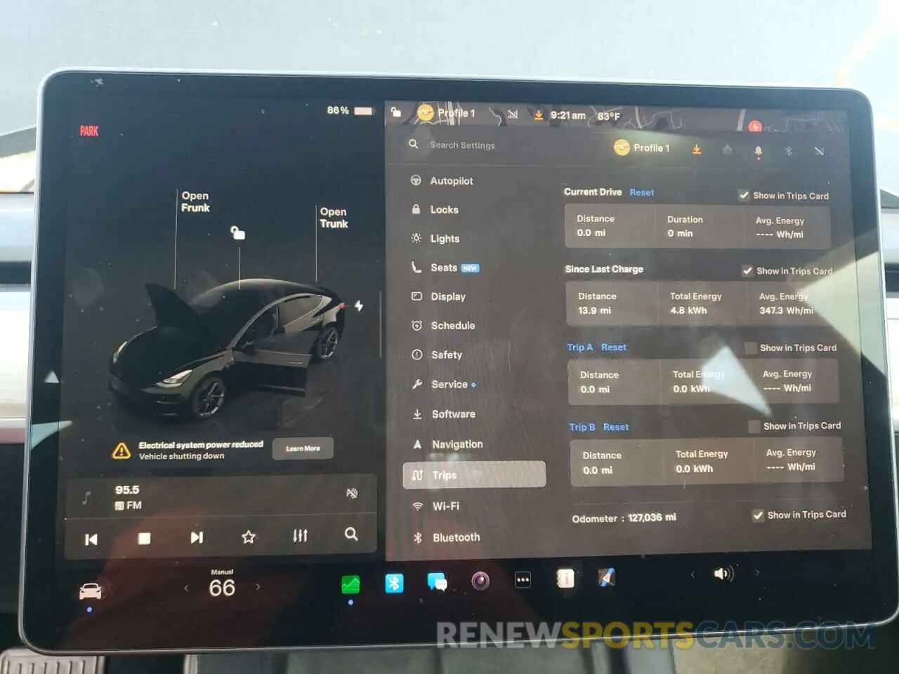9 Photograph of a damaged car 5YJ3E1EB4NF286040 TESLA MODEL 3 2022