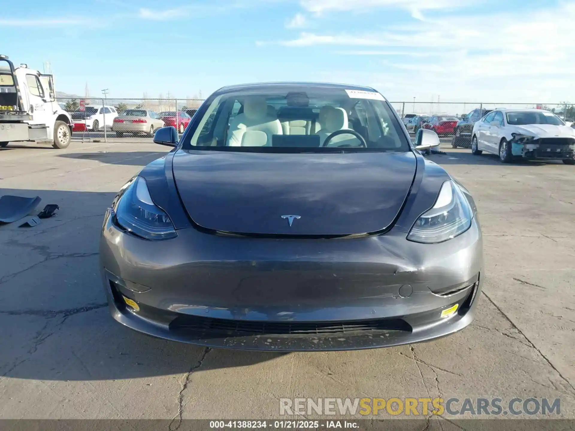 13 Photograph of a damaged car 5YJ3E1EB4NF293635 TESLA MODEL 3 2022