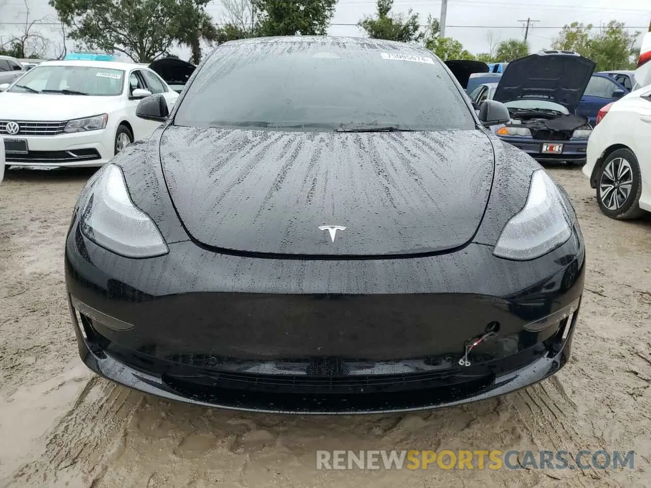 5 Photograph of a damaged car 5YJ3E1EB4NF321465 TESLA MODEL 3 2022