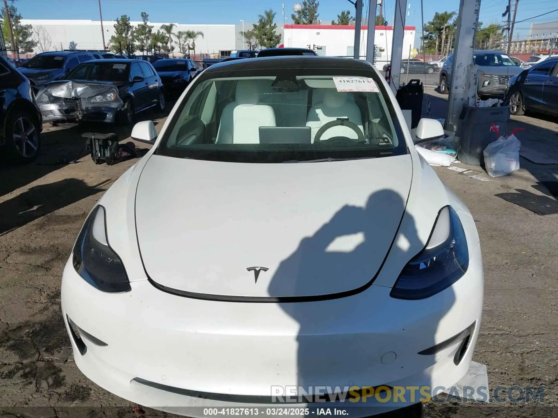 12 Photograph of a damaged car 5YJ3E1EB4NF331218 TESLA MODEL 3 2022