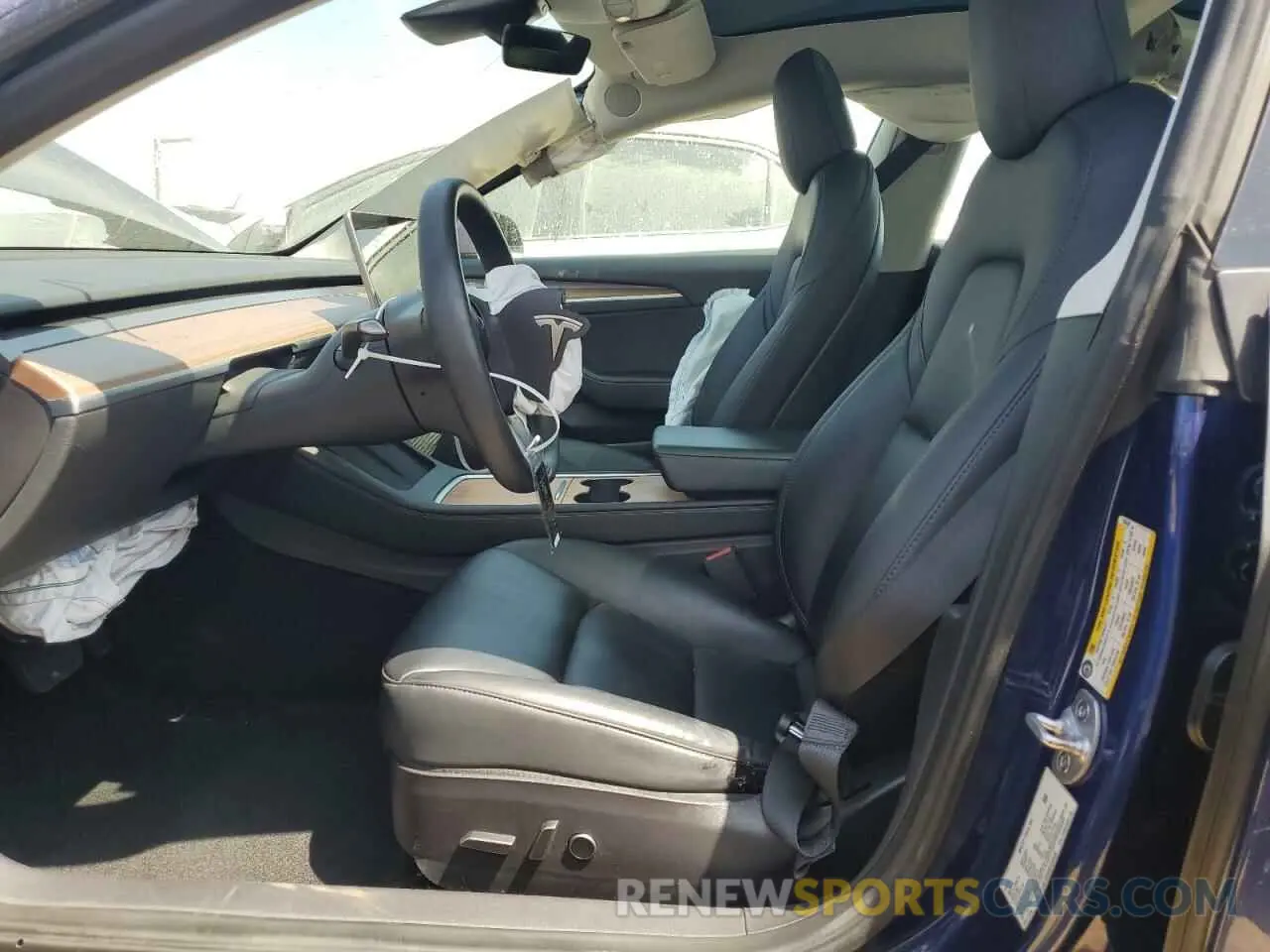 7 Photograph of a damaged car 5YJ3E1EB4NF335530 TESLA MODEL 3 2022