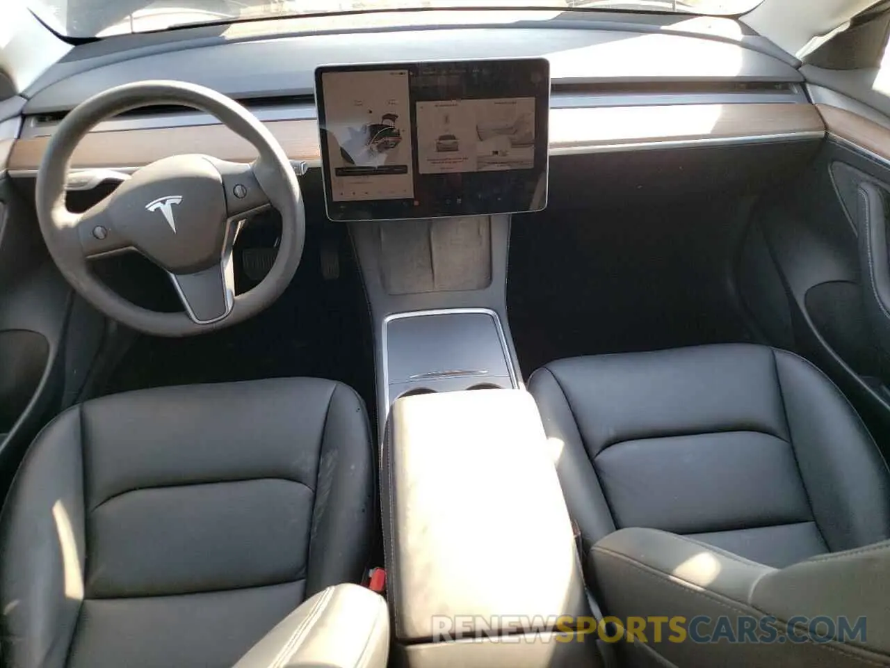 8 Photograph of a damaged car 5YJ3E1EB4NF339156 TESLA MODEL 3 2022
