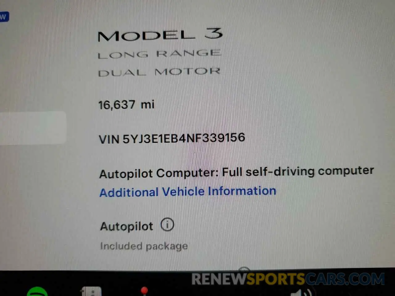 9 Photograph of a damaged car 5YJ3E1EB4NF339156 TESLA MODEL 3 2022