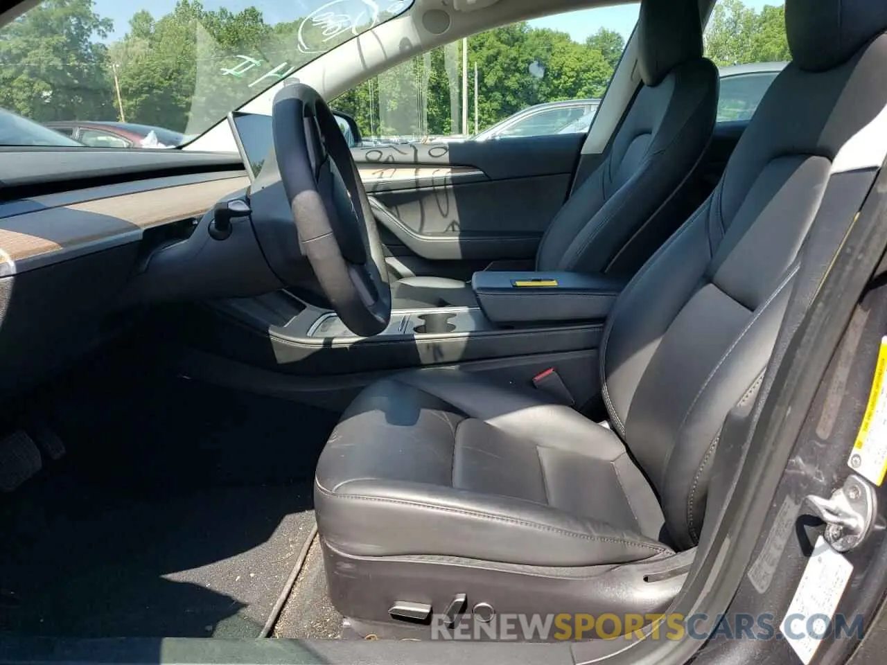 7 Photograph of a damaged car 5YJ3E1EB5NF105785 TESLA MODEL 3 2022
