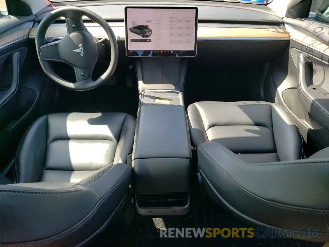 8 Photograph of a damaged car 5YJ3E1EB5NF105785 TESLA MODEL 3 2022