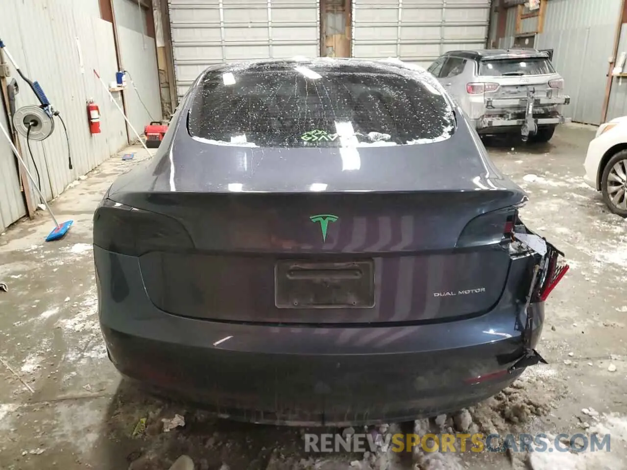 6 Photograph of a damaged car 5YJ3E1EB5NF106046 TESLA MODEL 3 2022