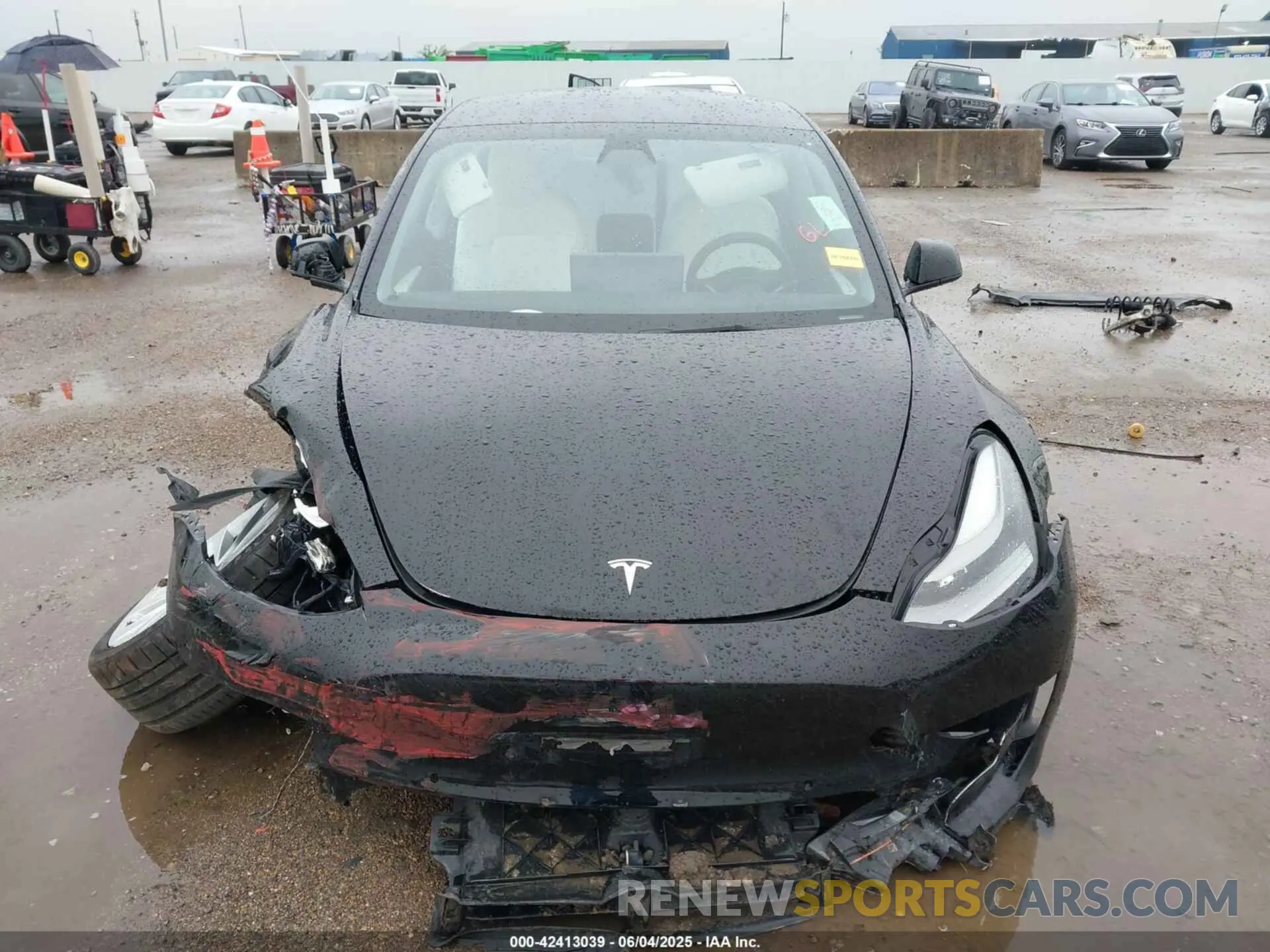 13 Photograph of a damaged car 5YJ3E1EB5NF115555 TESLA MODEL 3 2022