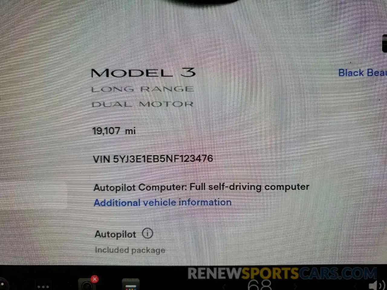 9 Photograph of a damaged car 5YJ3E1EB5NF123476 TESLA MODEL 3 2022