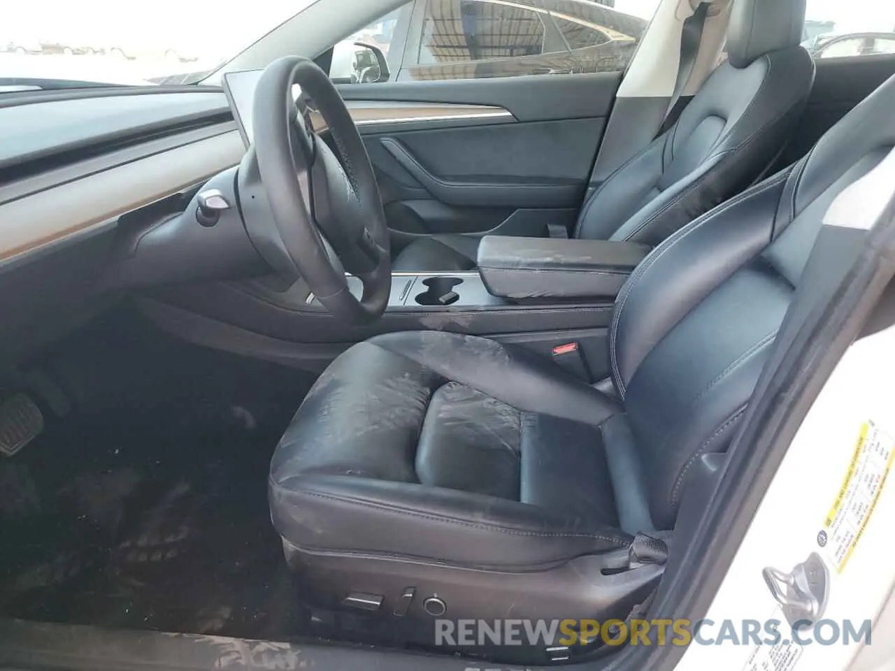 7 Photograph of a damaged car 5YJ3E1EB5NF129360 TESLA MODEL 3 2022