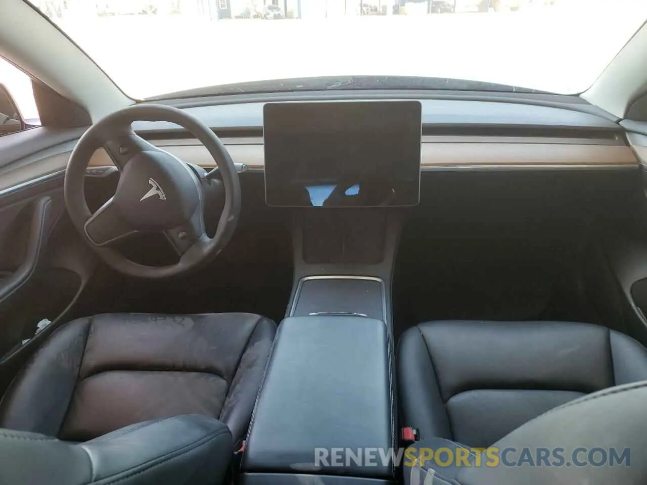 8 Photograph of a damaged car 5YJ3E1EB5NF129360 TESLA MODEL 3 2022