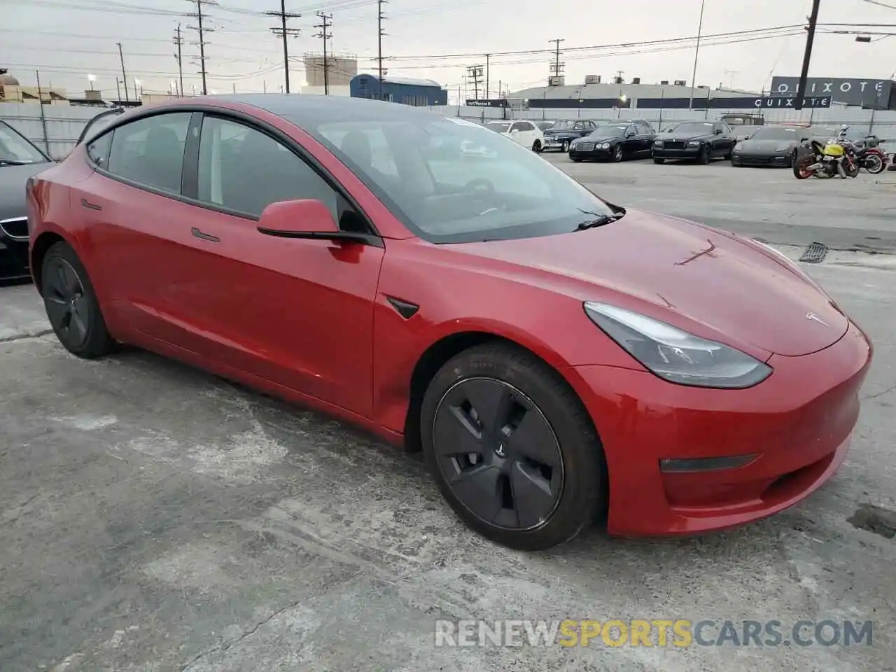 4 Photograph of a damaged car 5YJ3E1EB5NF133862 TESLA MODEL 3 2022