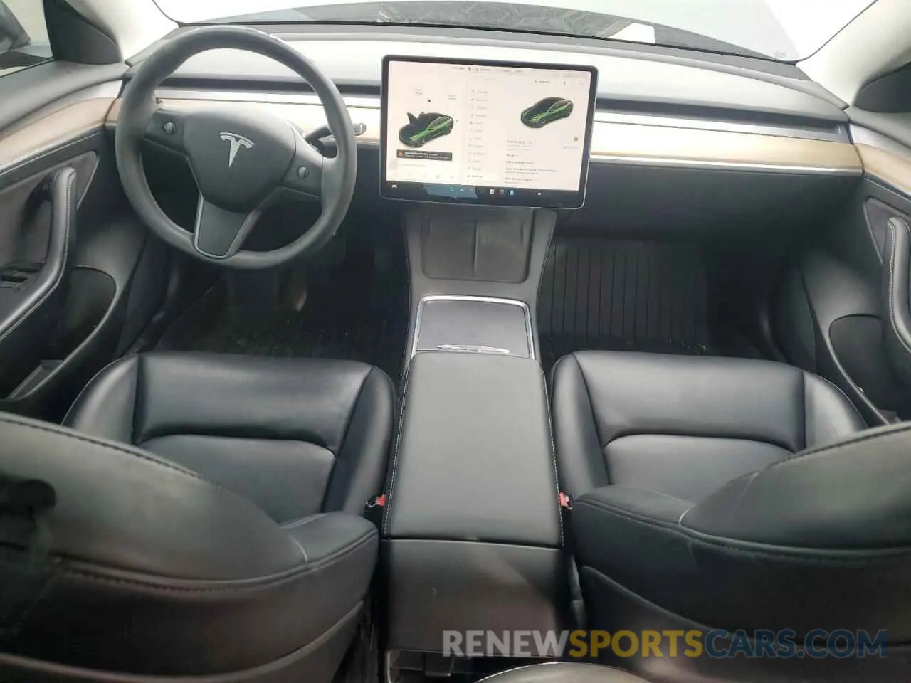 8 Photograph of a damaged car 5YJ3E1EB5NF135577 TESLA MODEL 3 2022