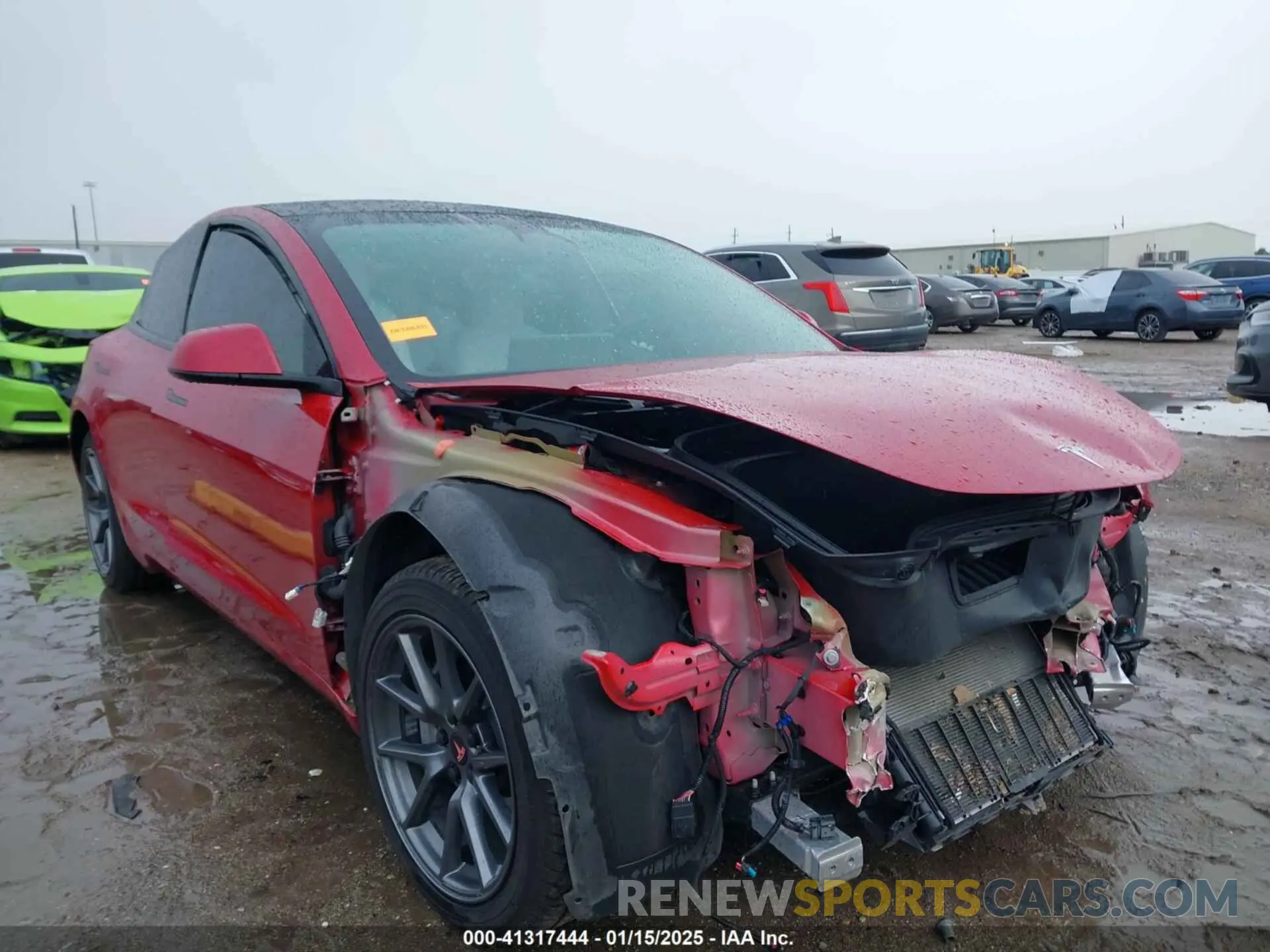 6 Photograph of a damaged car 5YJ3E1EB5NF152072 TESLA MODEL 3 2022