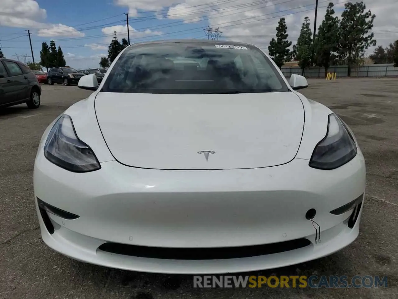 5 Photograph of a damaged car 5YJ3E1EB5NF166957 TESLA MODEL 3 2022