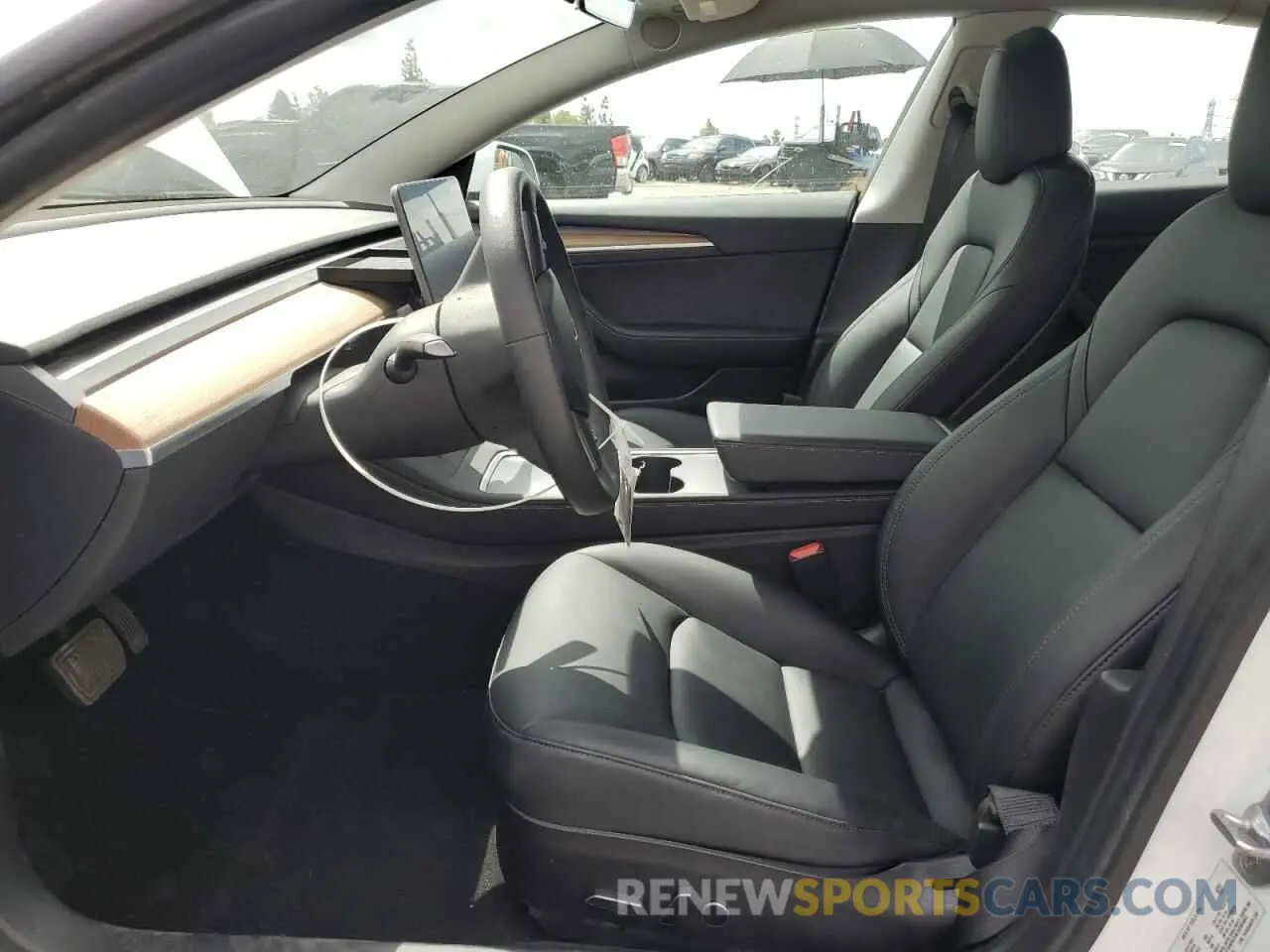 7 Photograph of a damaged car 5YJ3E1EB5NF166957 TESLA MODEL 3 2022