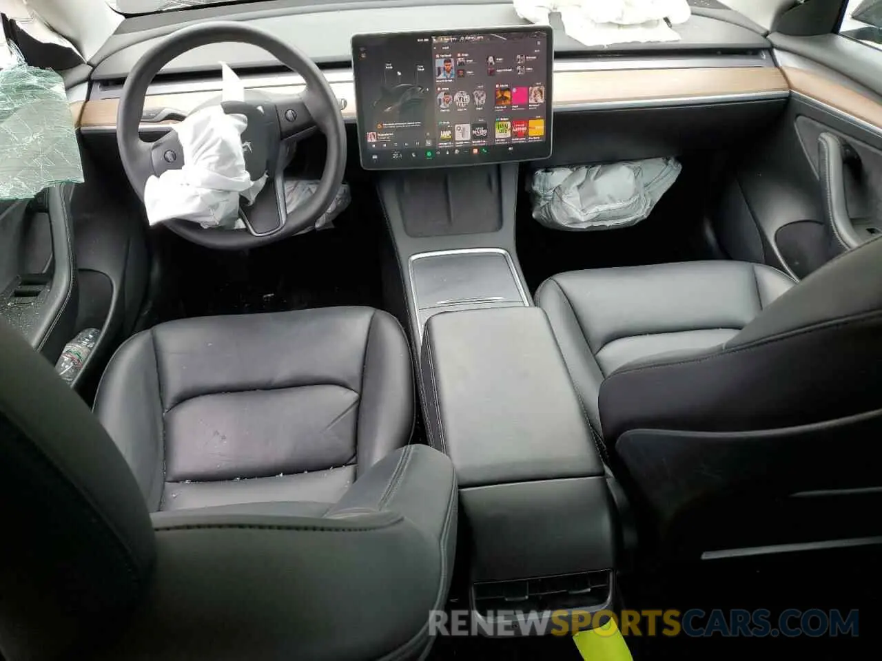 8 Photograph of a damaged car 5YJ3E1EB5NF167820 TESLA MODEL 3 2022