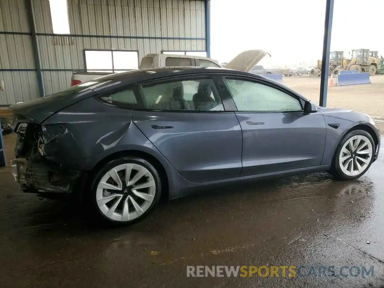 3 Photograph of a damaged car 5YJ3E1EB5NF174301 TESLA MODEL 3 2022