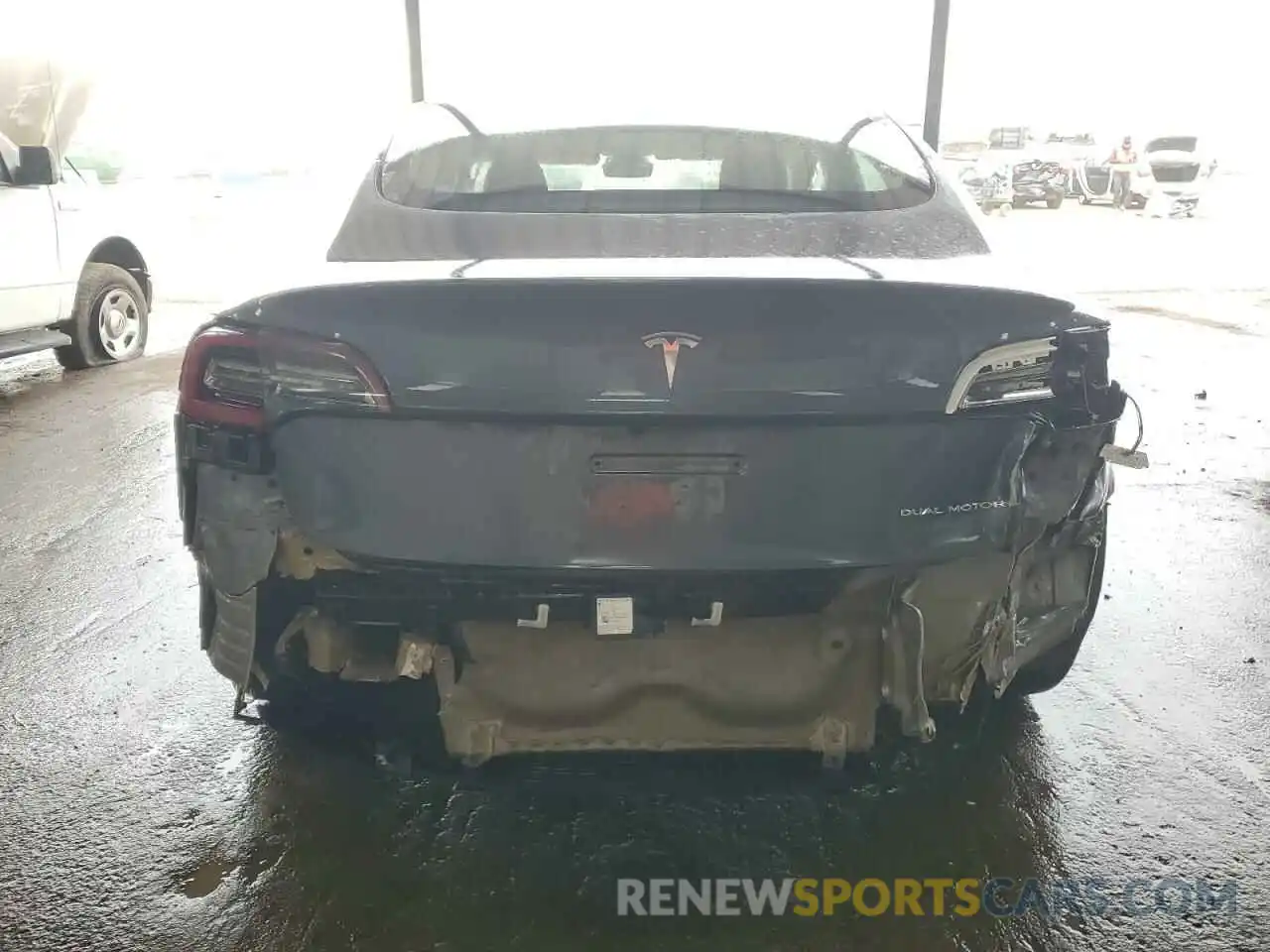 6 Photograph of a damaged car 5YJ3E1EB5NF174301 TESLA MODEL 3 2022