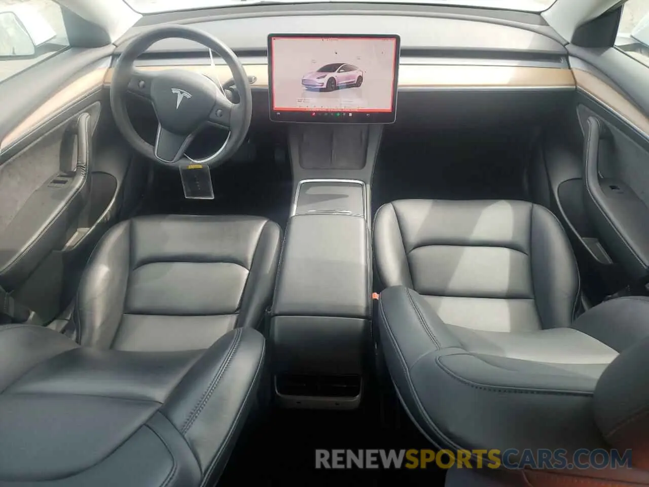 8 Photograph of a damaged car 5YJ3E1EB5NF184262 TESLA MODEL 3 2022