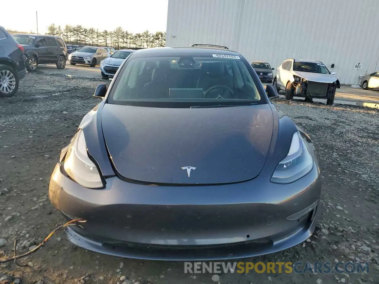 5 Photograph of a damaged car 5YJ3E1EB5NF204025 TESLA MODEL 3 2022