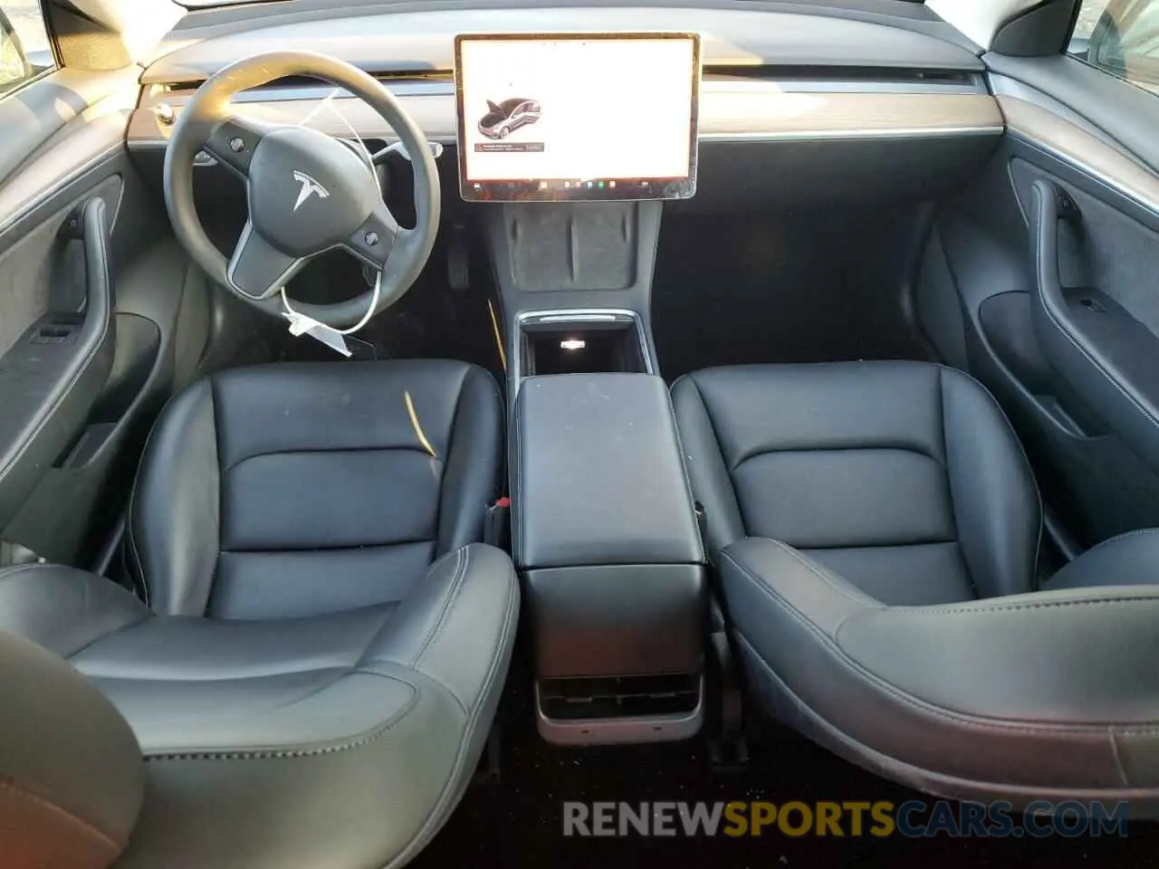 8 Photograph of a damaged car 5YJ3E1EB5NF204025 TESLA MODEL 3 2022