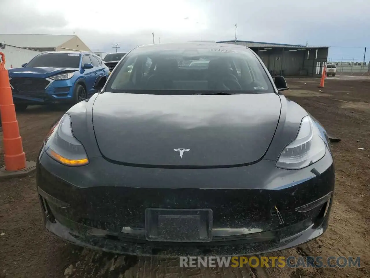 5 Photograph of a damaged car 5YJ3E1EB5NF206051 TESLA MODEL 3 2022